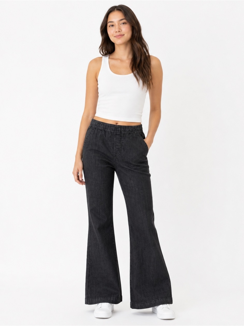 Chico’s Platinum The Ultimate Fit Pull On Flare Denim Jeans